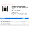thumbnail image 2 of Automatic Transmission Filter Kit - Compatible with 1988 - 2000 Chevy C3500 1989 1990 1991 1992 1993 1994 1995 1996 1997 1998 1999, 2 of 2
