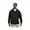 BLACK, variant on Men's Raglan Sleeves Nylon Staff Jacket, Style M775