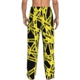 thumbnail image 3 of Caution Men'S Pajama Pants Soft Sleep Lounge Pants Pjs Bottoms With Pockets Large, 3 of 6
