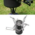 thumbnail image 1 of Mini Réchaud de Voyage, Réchaud de Randonnée Réutilisable en Alliage d'Aluminium avec Boîte de Rangement pour Camping, 1 of 7
