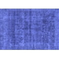 thumbnail image 1 of Ahgly Company Indoor Rectangle Abstract Blue Modern Area Rugs, 2' x 4', 1 of 4