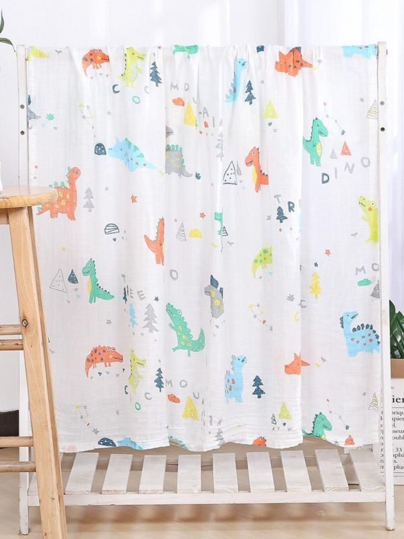 Manta Muselina para bebé 70% bambú y 30% algodón, Suave y