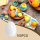 thumbnail image 5 of Huevos de espuma, huevos falsos sin pintar para manualidades, decoración, pintura, hechos a mano. 15 cm 100 piezas, 5 of 9