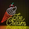 thumbnail image 3 of Handmadetneonsign Ice Cream Neon Sign, Ice Cream Wall Art Decor, Ice Cream Led Sign, Ice Cream Store Wall Decor, 3 of 5
