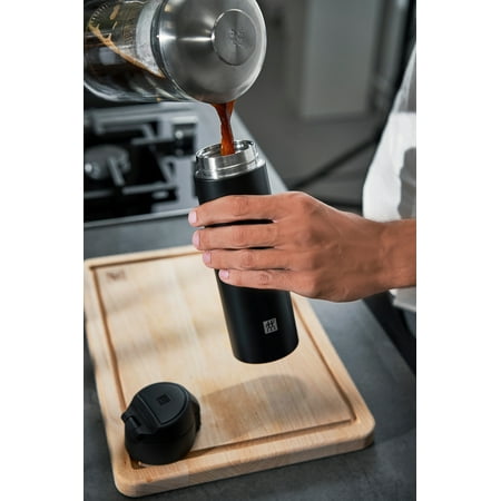 ZWILLING - Thermo 15.2oz. Travel Bottle - Matte Black