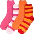 thumbnail image 2 of Super Soft Warm Microfiber Cozy Fuzzy Comfy Home Socks - Assortment W - 4 Pair Value Pack, 2 of 7