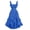 Blue square neck midi dress a1, variant on Women Square Neck Sleeveless Midi Dresses Summer Casual Ruffle Boho A-Line Flowy Vacation Beach Party Sundresses Loose Fit Clothes, Beige S