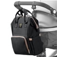 thumbnail image 3 of Mochila pañalera Sunveno Classic Black resistente al agua, 3 of 10