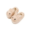 thumbnail image 2 of Toddler Baby Plush Slippers Soft Bunny Winter Warm House Bedroom Shoes Soft Sole Anti-Slip First Walkers for Girls Boys, 2 of 2
