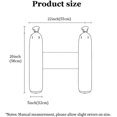 thumbnail image 2 of AIR-1 Pair Multipurpose Pillow Adjustable Candy Shaped Throw Pillow Neck Support Pillow Back Cushion Body Pillow with Removable Soft Cotton Pillowcase \u200bMachine Washable (Panda), 2 of 4