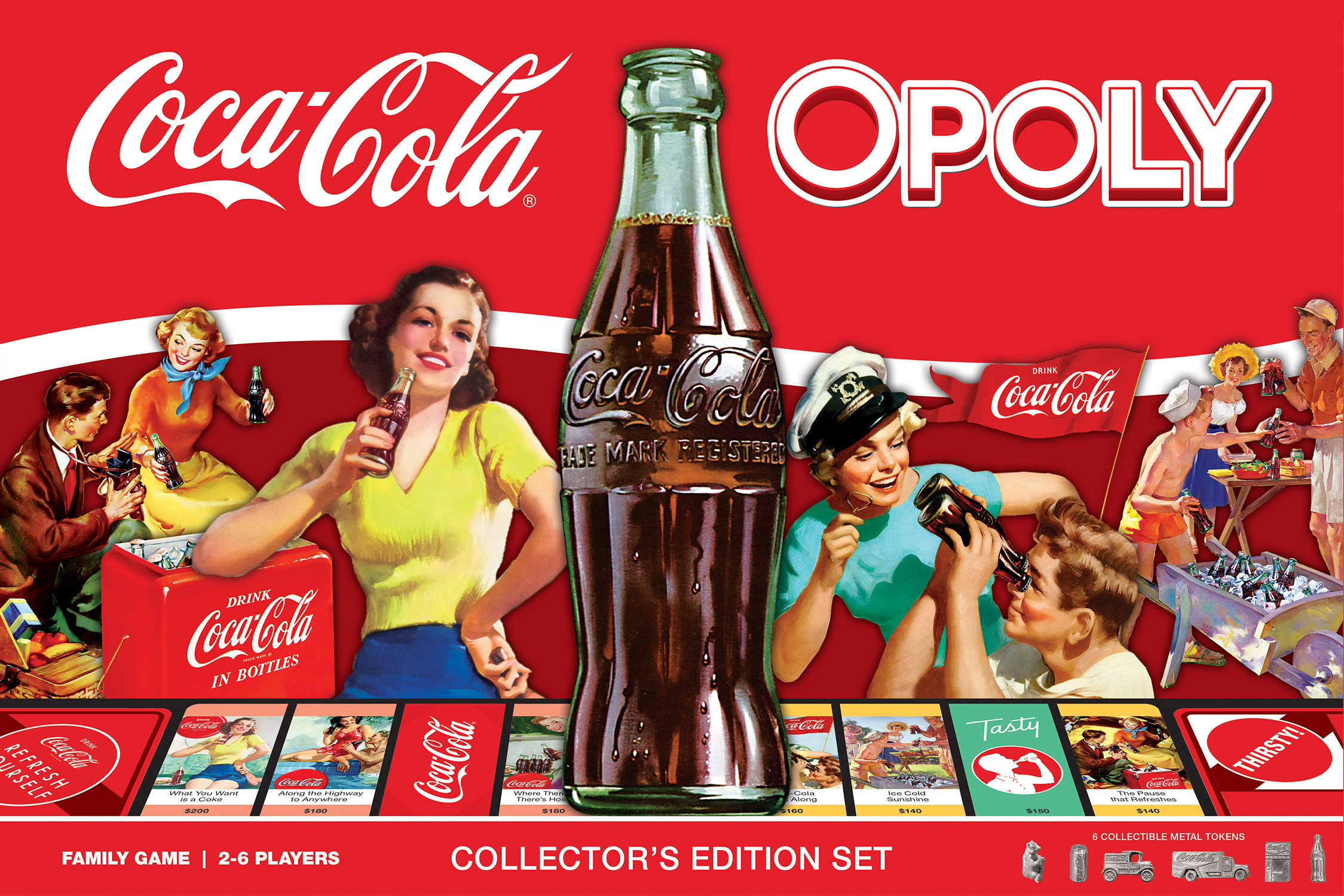 MasterPieces Opoly Family Board Games - Coca-Cola Opoly
