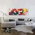 thumbnail image 2 of ARTCANVAS Cherry Red Gray White Modern Panoramic Canvas Art Print - Size: 60" x 20" (1.50" Deep), 2 of 9