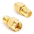 thumbnail image 1 of 2pcs Adapter Connectors Kits for Radio Antenna Double-Ended Needle RF Cable Adapter SMA-J Male to RP-SMA-K Female, 1 of 1