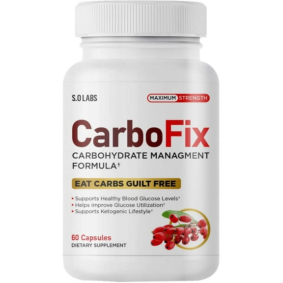 Carbofix Pills Supplement Tea Reviews Gold Solo Vida Carbo Fix (60 Capsules)
