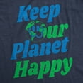 thumbnail image 2 of Womens Funny T Shirts Keep Our Planet Happy Awesome Earth Day Tee for Ladies Womens Graphic Tees, 2 of 9