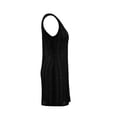 thumbnail image 2 of Ropa Playa Ocean Pacific para Mujer Vestido Corto Cuello Redondo Sin Mangas Negro Talla Única, 2 of 4
