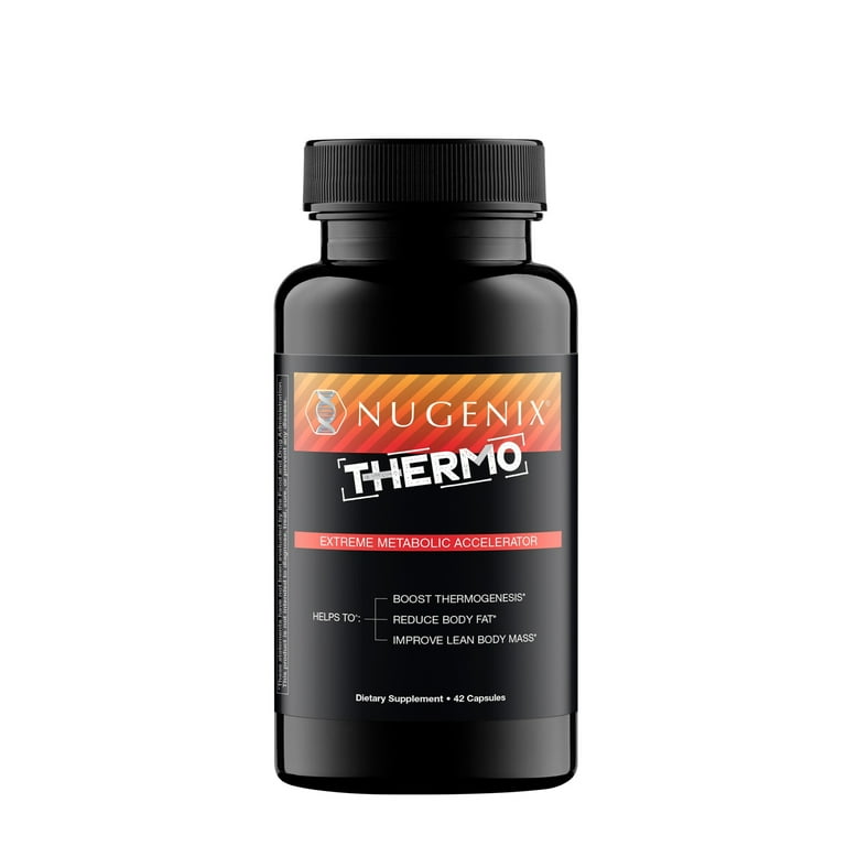 thermo glp 1 reviews Nugenix Thermo Men's Fat Burner Supplement, Metabolic Accelerator with Chromax, 42 Capsules