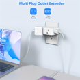 thumbnail image 2 of MesaSe 1PC/2PCS 3-Way Multi Plug Outlet Extender - Compact Electrical Wall Outlet Splitter Adapter for Cruise Ship  Home Office  Dorm Room Essentials, 2 of 7