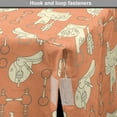 thumbnail image 4 of Horse Dog Crate Cover, Demonstration of Saddles and Bits Riding Western Elements Vintage Theme, Easy to Use Pet Kennel Cover for Medium Large Dogs, 35" x 23" x 27", Dark Peach and Cream, by Ambesonne, 4 of 6