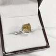thumbnail image 2 of Natural Citrine Ring, Rough Citrine Gemstone Ring, November Birthstone, Twisted Band, 925 Sterling Silver, Womens Ring, Christmas, Thanksgiving, Handmade, Statement Jewelry, Rough Gemstone Jewelry, 2 of 6