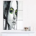 thumbnail image 1 of Design Art - Fille Illustrée Noire, 1 of 1