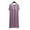 Purple, variant on Timegard Nightgown with Built in Bra for Women Sleepwear V Neck Short Sleeve Loose Comfy Night Shirts