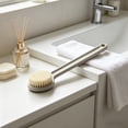 thumbnail image 6 of Long Handle Shower Brush for Back Exfoliating - Soft Bristle Bath Brush for Body Cleansing, Daily Skin Care, and Scrubbing - Extended Reach Back Scrubber - 1 Pack, 6 of 6