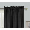 thumbnail image 3 of 1 Orange Single Panel Solid Foam Lined Blackout Window Curtain Panel Treatment Drape Rod Pocket Size 63" Long R64, 3 of 3