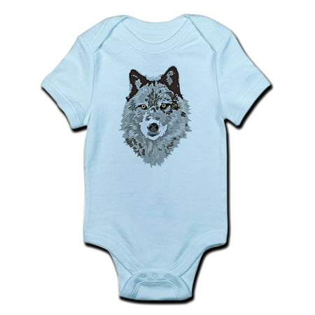 

CafePress - Stylized Grey Wolf Infant Bodysuit - Baby Light Bodysuit