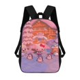 thumbnail image 1 of Hello Kitty-theme Backpack, Campus style schoolbag Bookbag with Adjustable Shoulder Straps And Large Zip Compartment, Unisex Travel Bags., 1 of 6