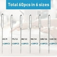 thumbnail image 3 of Sewing Machine Needles, 120Pcs Universal Ballpoint Sewing Machine Needles Sewing Machine Accessories for Denim Jeans, 3 of 8