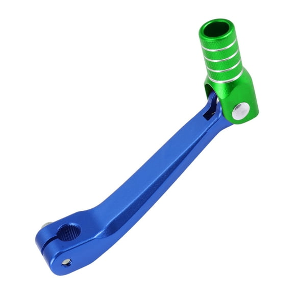 Folding Motorcycle Gear Shifter Lever for Honda CRF150F 2003-2017 Pedal Shift Lever Arm Blue Green Silver Tone 1 Pc