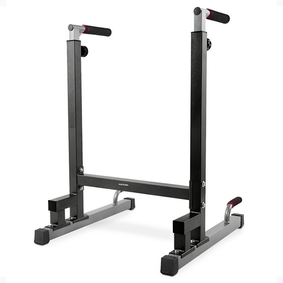 Open Box BalanceFrom Multi-Function Home Gym Exercise Dip Stand 500lb Cap Black