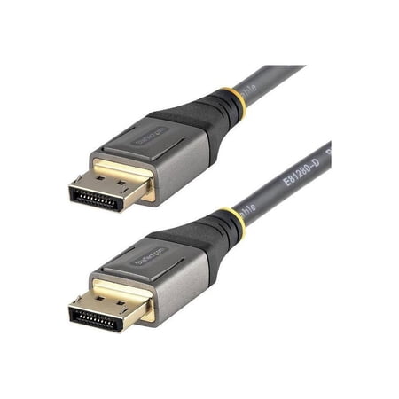 UPC: 0065030888578 | StarTech 6ft (2m) VESA Certified DisplayPort 1.4 Cable – 8K 60Hz HDR10 – Ultra HD 4K 120Hz Video – DP 1.4 Cable / Cord – For Monitors/Displays – DisplayPort to DisplayPort Cable – M/M – DP14VMM2M