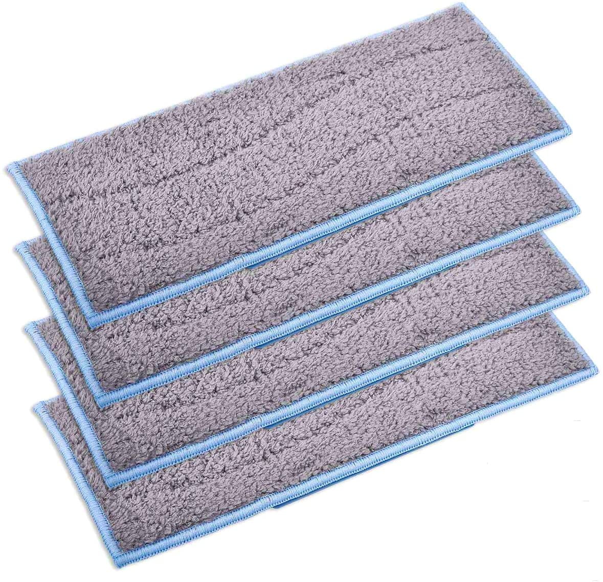 4 VACUSHOP Reusable Mop Cloth Compatible with 2 Tank System Spinning Mops Accessories Parts Microfiber X4 Mop 