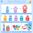 thumbnail image 2 of Richgv Toddlers Toys for 1 Year Old Boy Girl, 22Pcs Cloth Fishing Game Montessori Toys with Color Sorting, Counting Learning, Birthday Gift for Boys Girls, 2 of 7