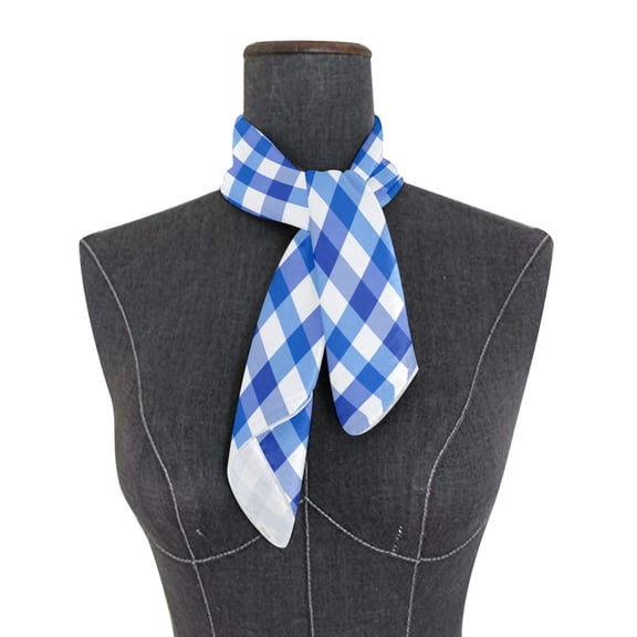 Square Scarf 24x24 Inch Blue-purple Stripes Silky Satin Sun Protection Neck Scarf for Women Multi-Purpose Head Wrap Bandana for Hair Bag Decoration