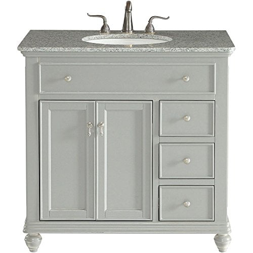 36 In Single Bathroom Vanity Set Light Grey Com 36 In Single Bathroom Vanity Set, 36 Vanity Light Gray