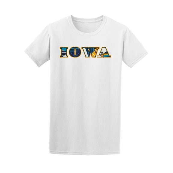 Iowa Lovers, Cool Typography Tee Men's -Image by Shutterstock