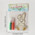 thumbnail image 2 of Easter DIY Wooden Drawing Board Kids Painting Coloring Craft Decoration Easter Rabbit Kids Arts And Crafts Table Diy Crafts for Girls Ages 8-12 Arts And Crafts for Kids 4-6 Boys Diy Crafts for Kids, 2 of 3