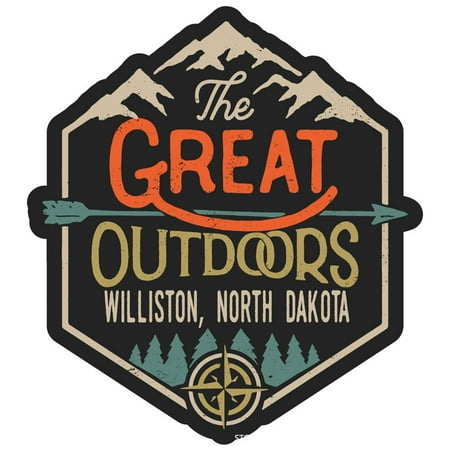 

Williston North Dakota The Great Outdoors Design 2-Inch Fridge Magnet