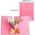 thumbnail image 4 of 3D PopUp Sunflower Lily Greeting Card for Birthday Mother's Day Wedding Party Anniversary Graduation with Envelope, 4 of 8