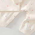 thumbnail image 6 of Ulanda Baby Wrap Top High Waist Pants Set Snap Crotch Long Sleeve Cute Print (Pink, 18-24 Months), 6 of 7
