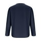 thumbnail image 4 of Blusas y camisas de manga larga con cuello en V para hombre, blusa informal de moda lisa con tirantes sueltos, blusa de manga larga con cuello en V, blusa de poliéster para hombre, 4 of 8