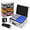 Silver, variant on Toploader Storbox For 3x4 35pt Rigid Cards & Top Loader - Aluminum Alloy Trading Card Sports Case With Lock (holds 600+ Toploader