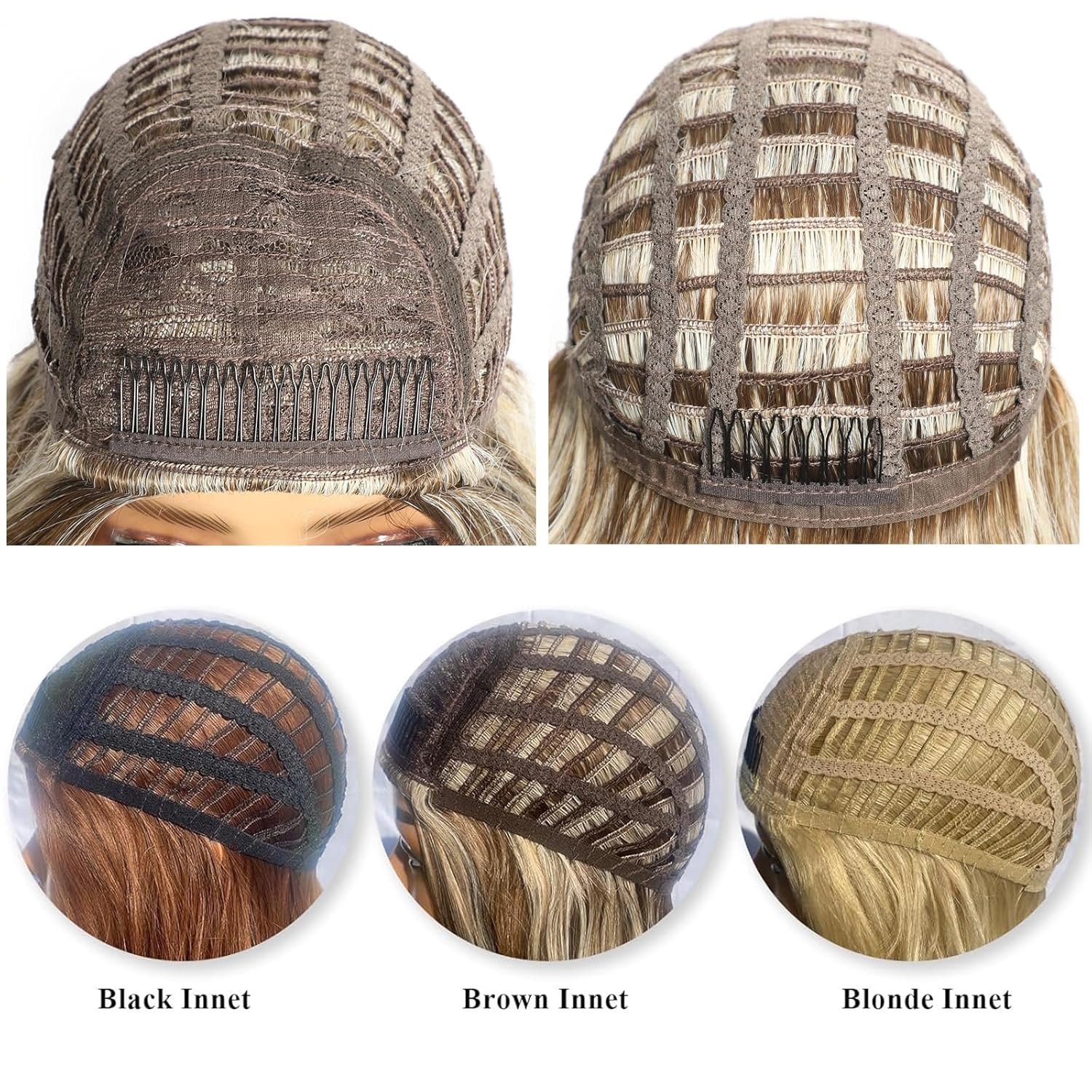 Half Wig Long Wavy highlights Wig 3/4 Full  24 Inches Curly Half Wigs Clips in  Synthetic Hair Extensions Hairpieces for Women Quick Weave Self Styled in 60 Seconds Half Wigs