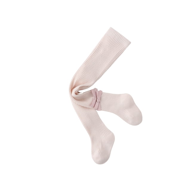 YUNAFFT Collants en Coton pour Filles 2-12 Ans avec Nœud Design Doux Extensible Confortables pour Printemps Automne
