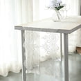 thumbnail image 4 of BalsaCircle 15x117" Ivory Premium Lace Table Runner Scalloped Edges Party Events Decorations, 4 of 8