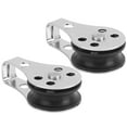thumbnail image 3 of 2Pcs 25mm Acier Inoxydable Roulement Roue Poulie Outils Bateau Yacht Marine Accessoires, 3 of 6