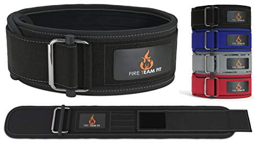 Squats Deadlifts Back Support for Powerlifting Onlyming Weightlifting & Cross Training Workout Fire Team Fit 4 Inch Weight Lifting Belt for Men and Women